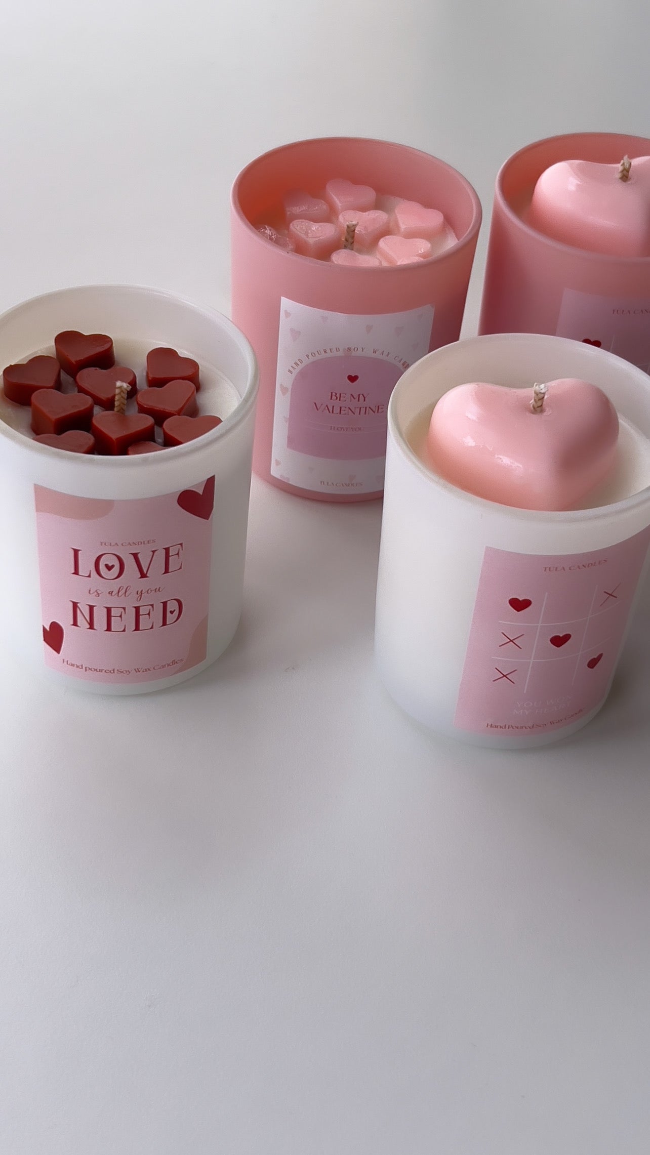 Love is all you need candle jar