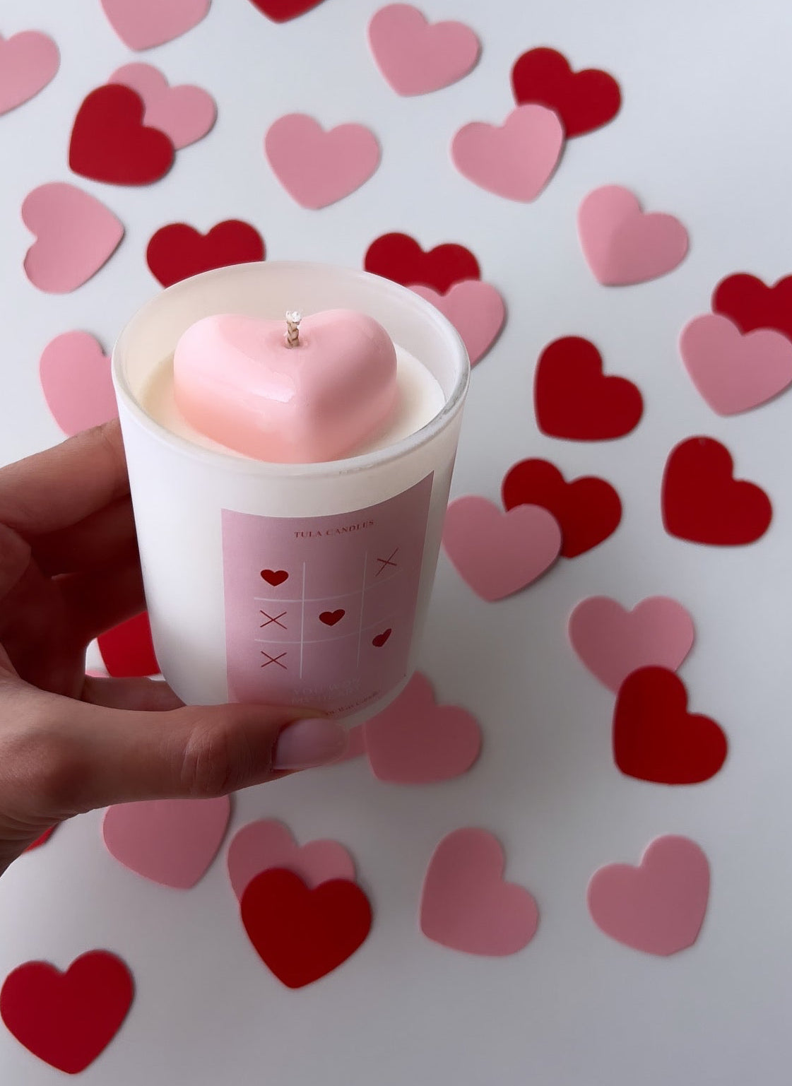 You won my heart candle jar
