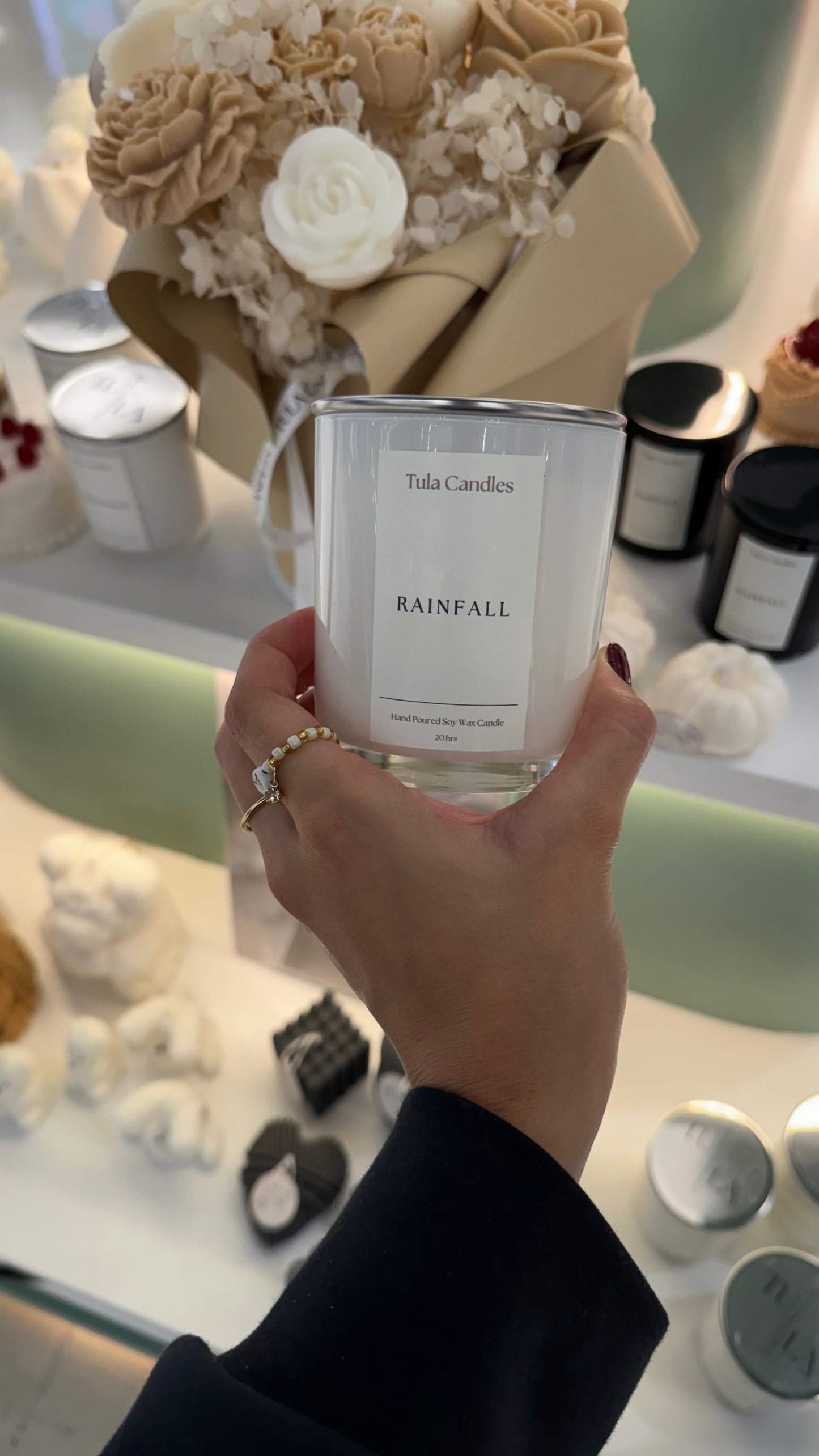 Rainfall Candle Jar