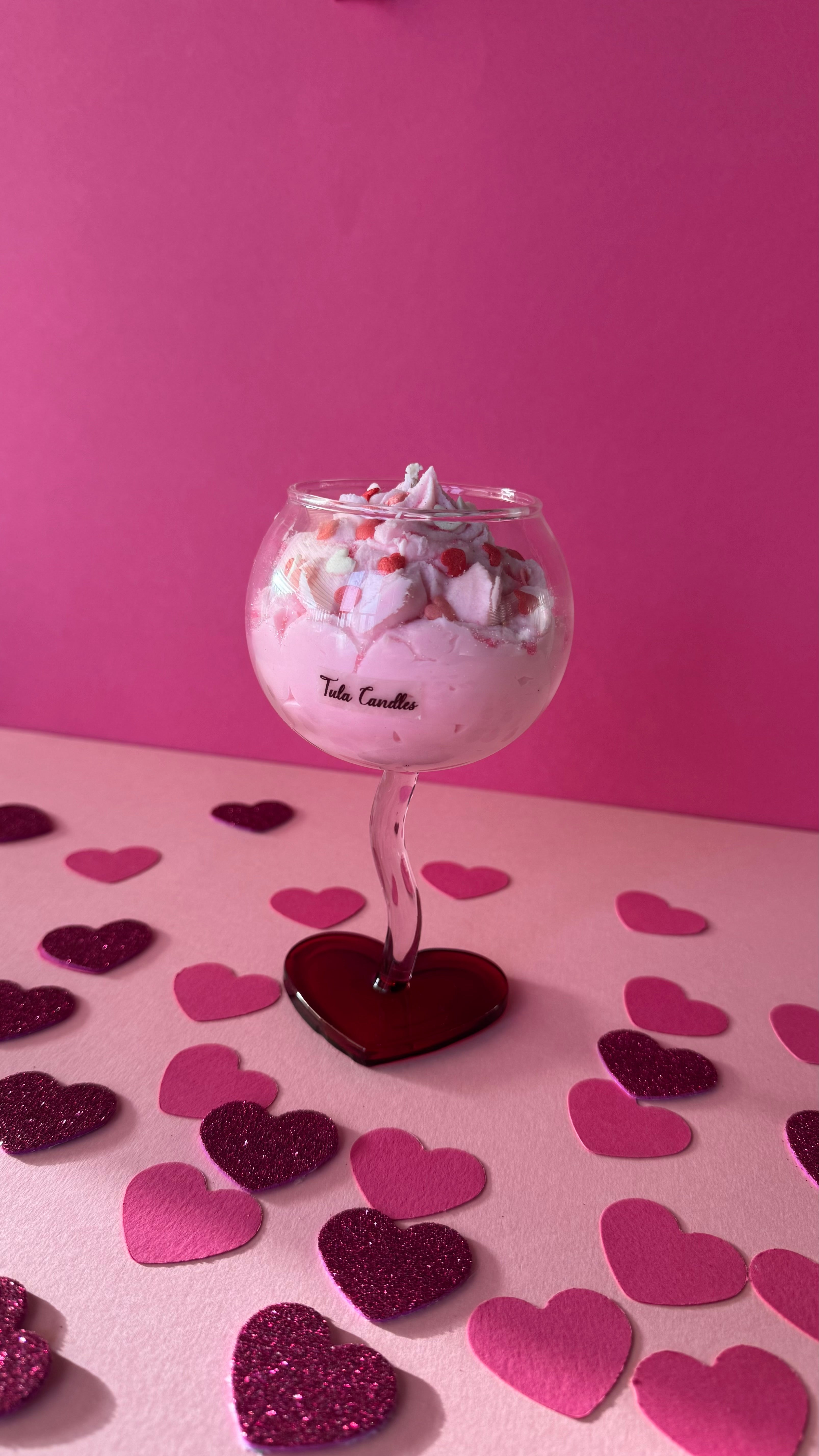 Valentine’s Ice Cream Candle Cup