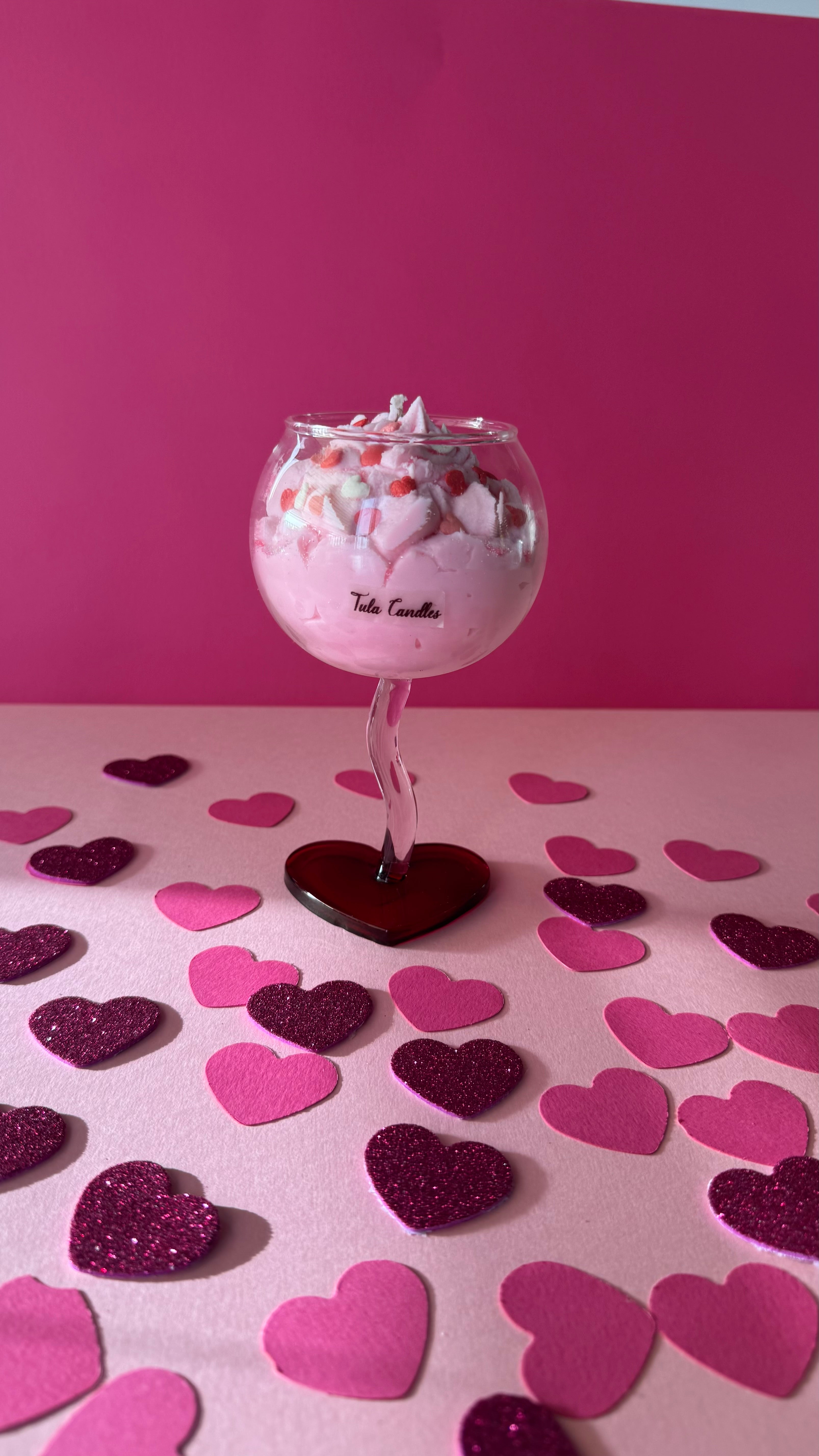 Valentine’s Ice Cream Candle Cup
