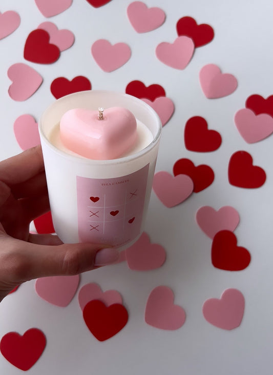 You won my heart candle jar