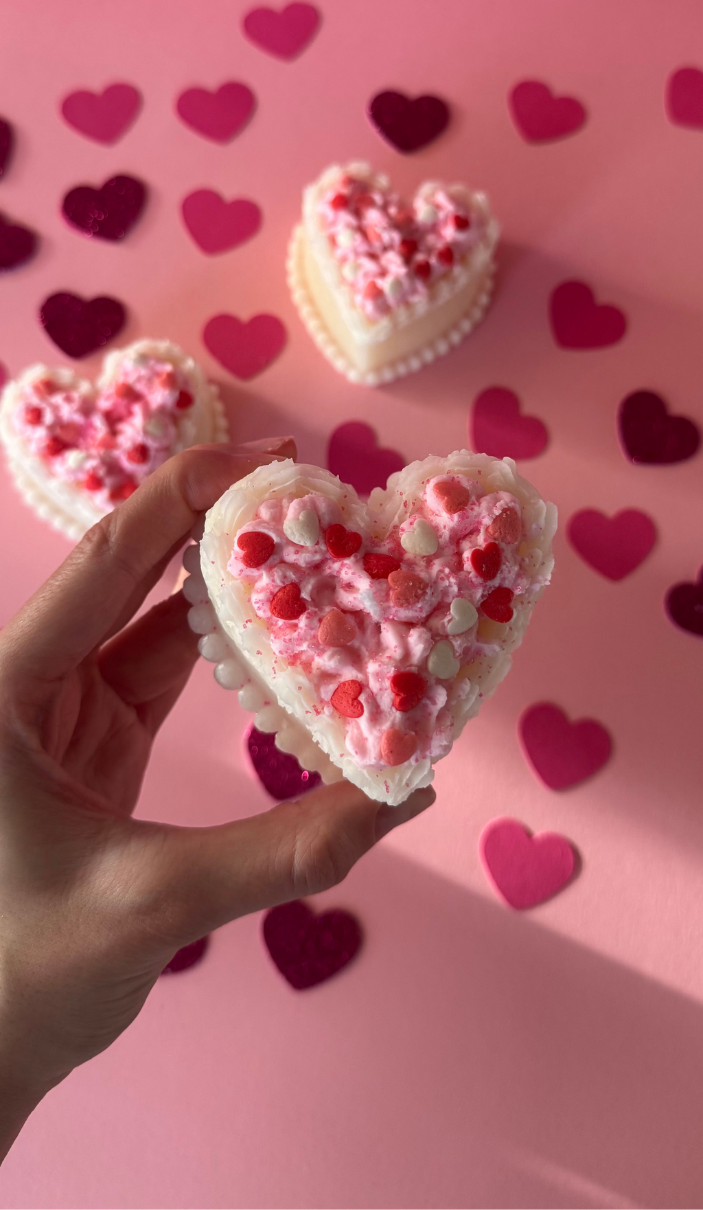 Heart Cake Candle