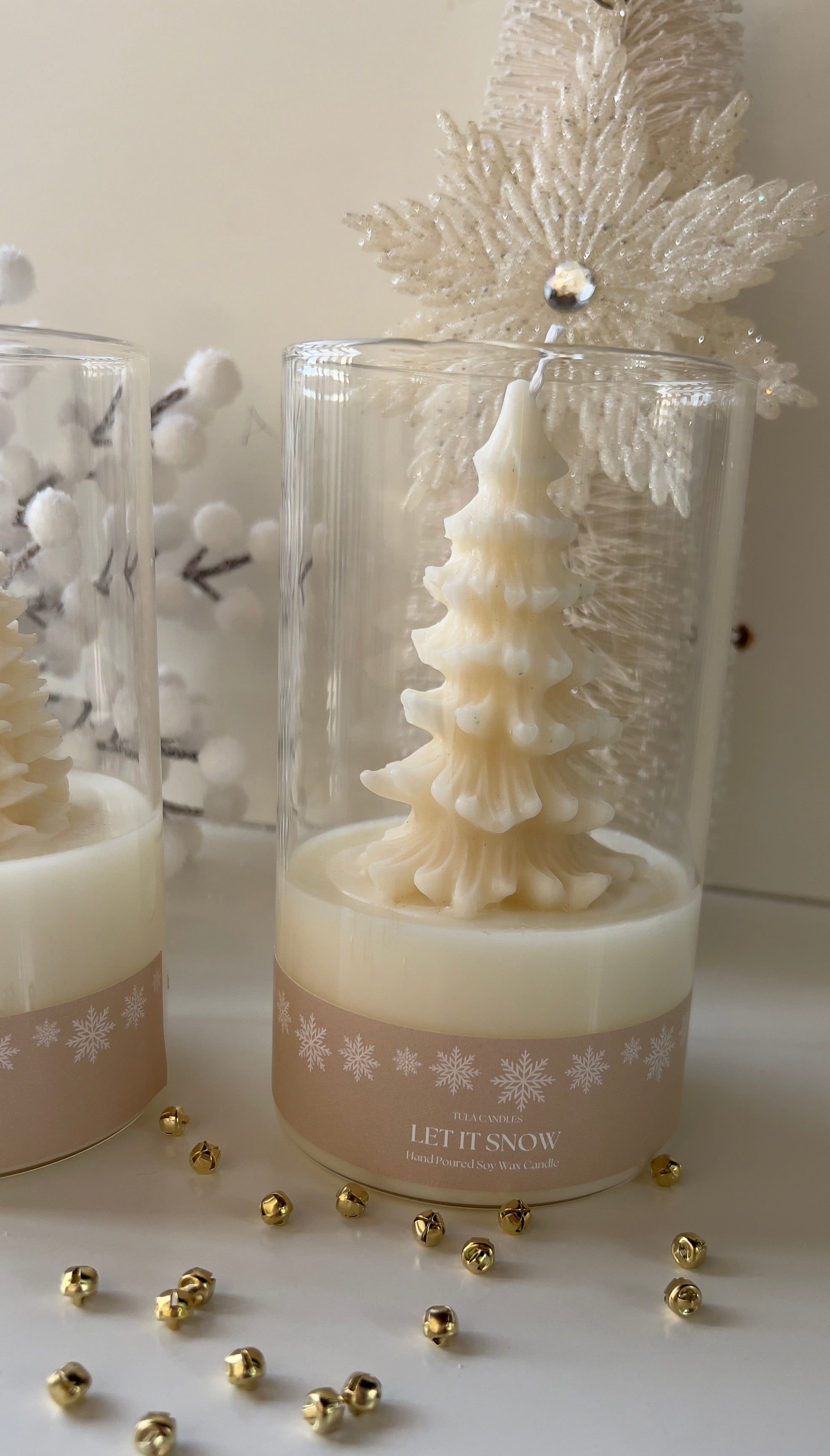 Large Tree Glass Jar