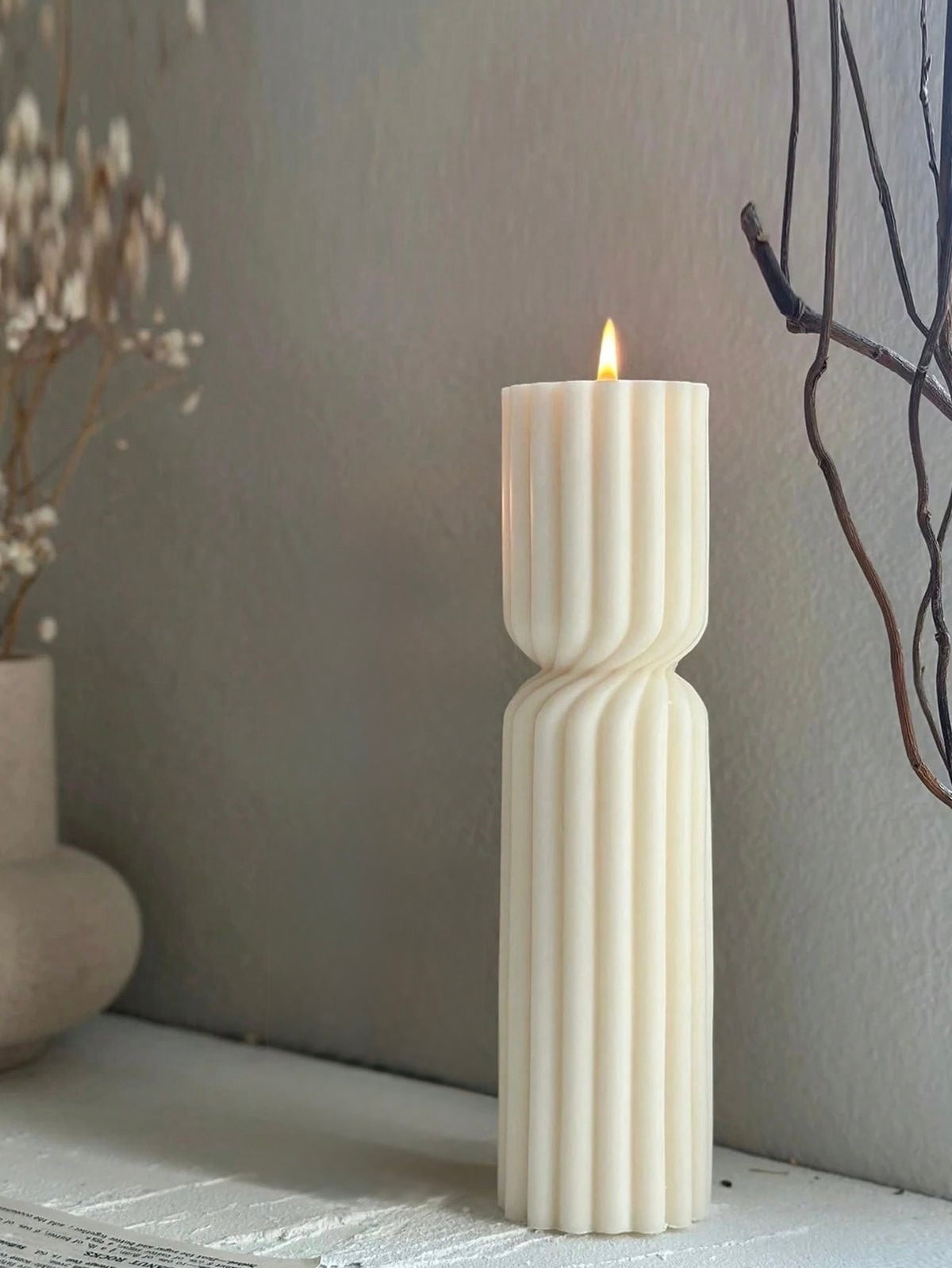 Tall Twirl Candle