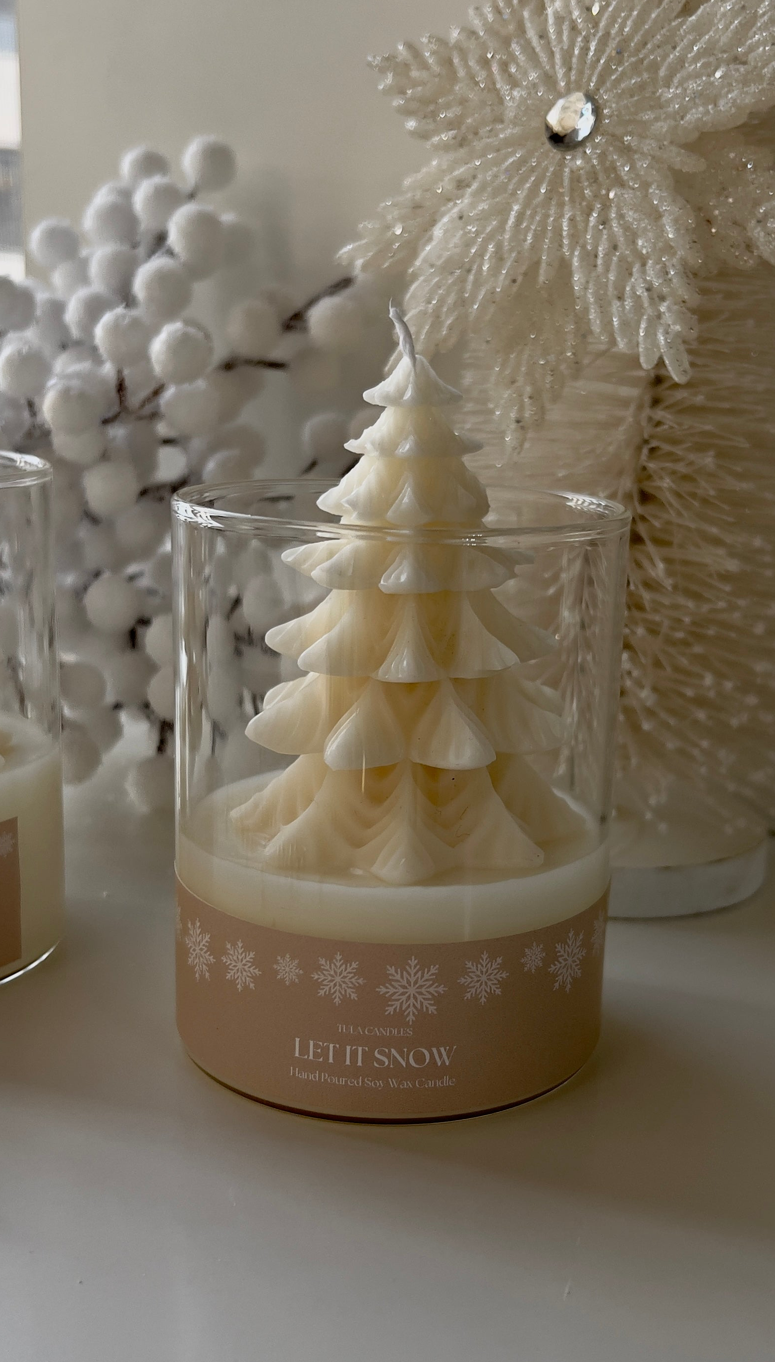 Small Tree Glass Jar