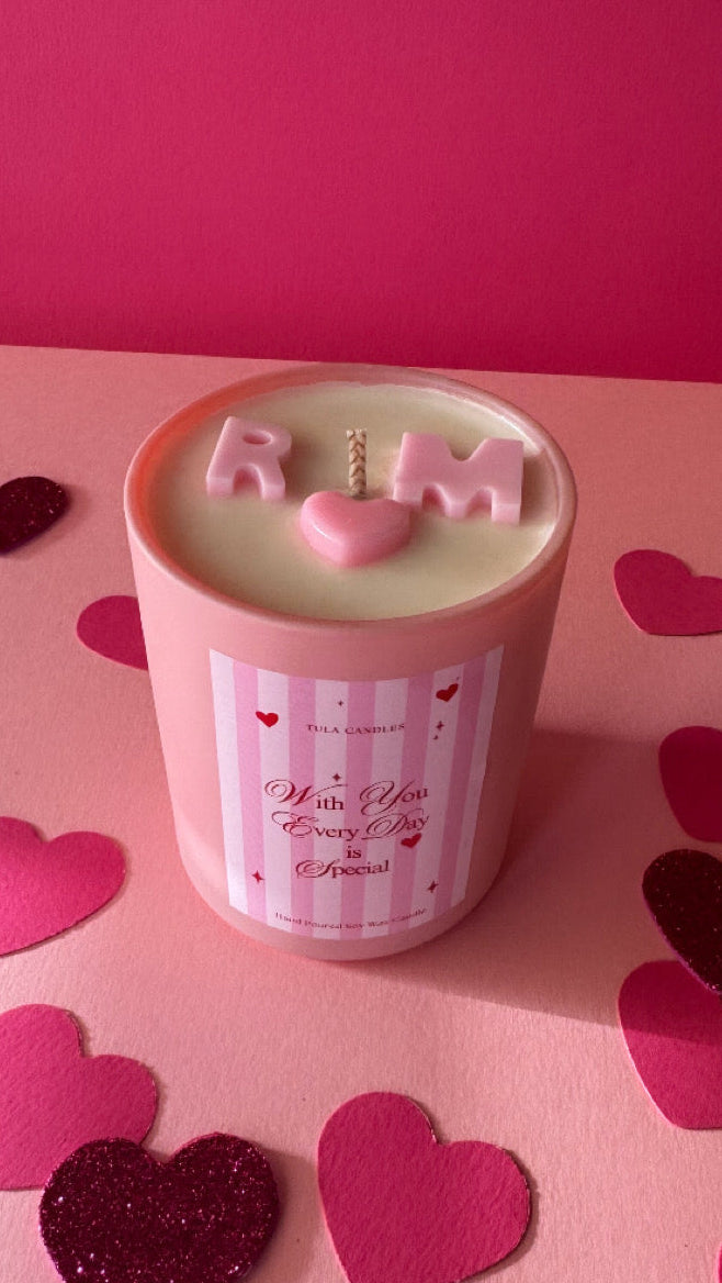 With You Everyday is Special Candle Jar