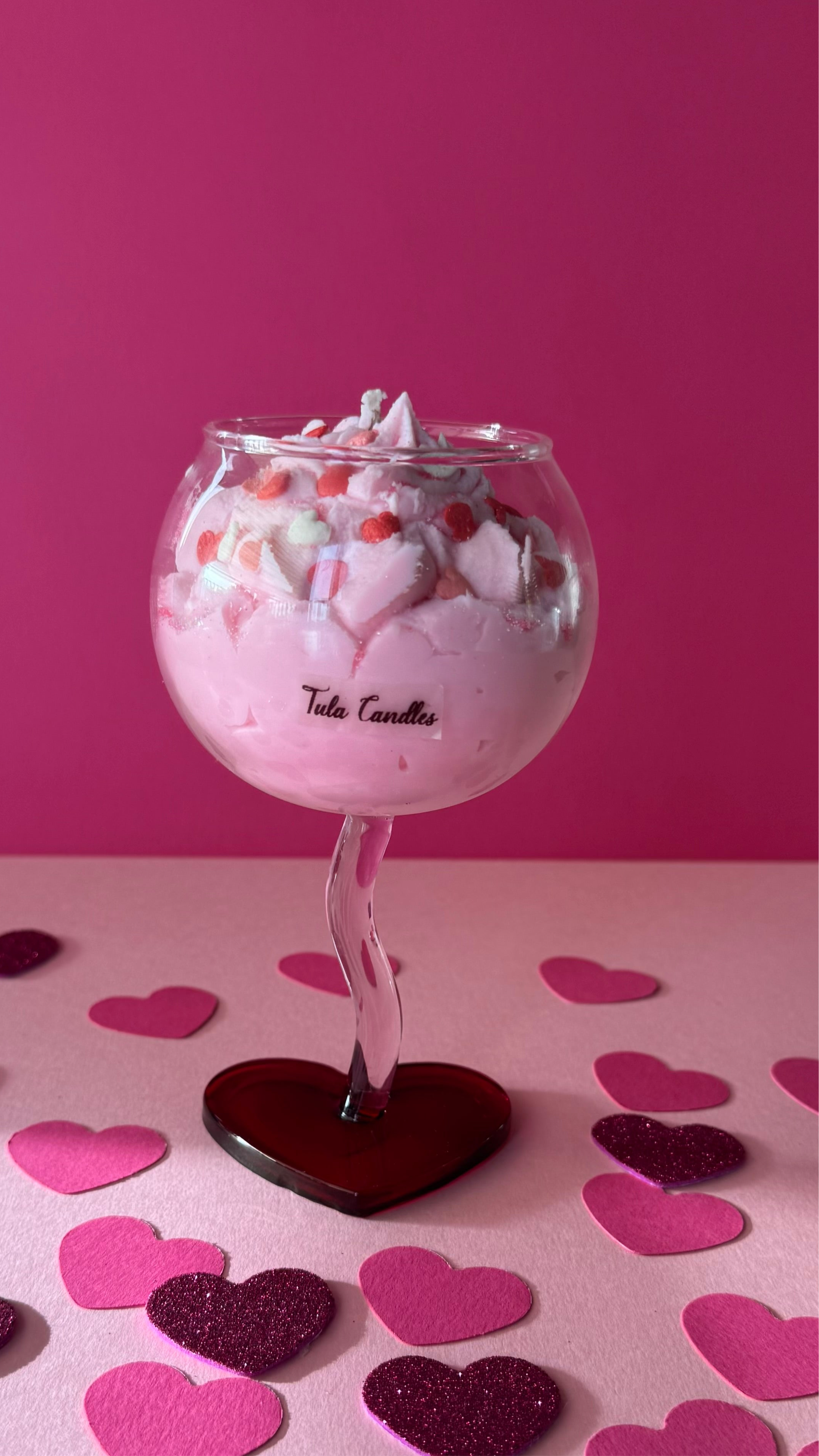 Valentine’s Ice Cream Candle Cup