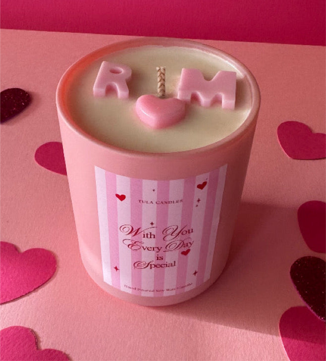 With You Everyday is Special Candle Jar