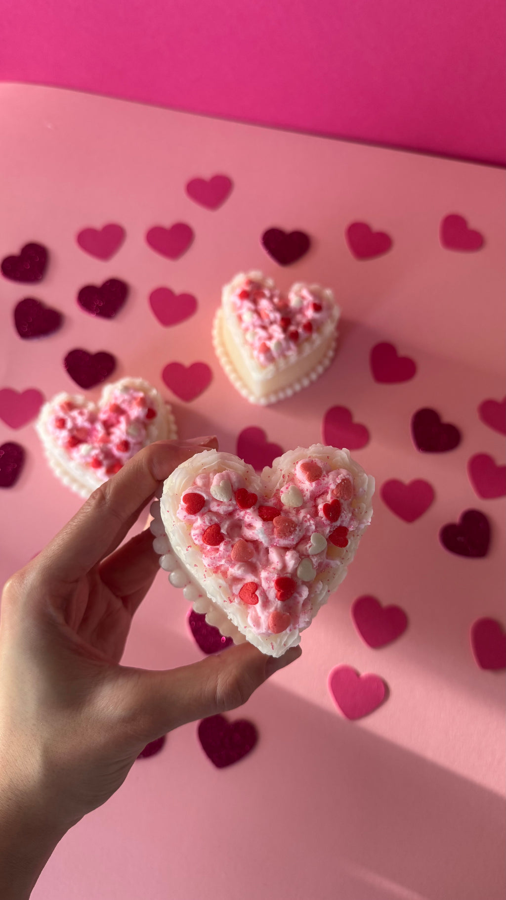 Heart Cake Candle