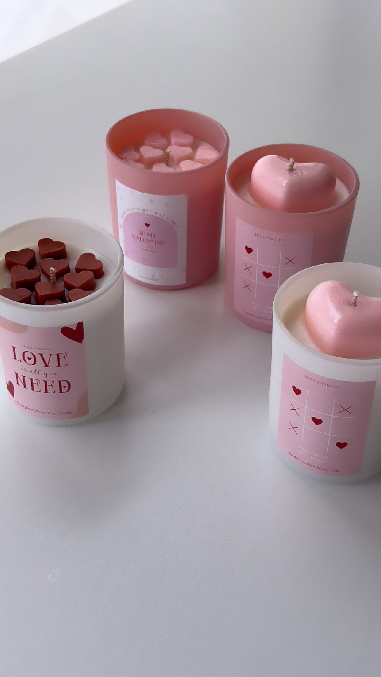 You won my heart candle jar