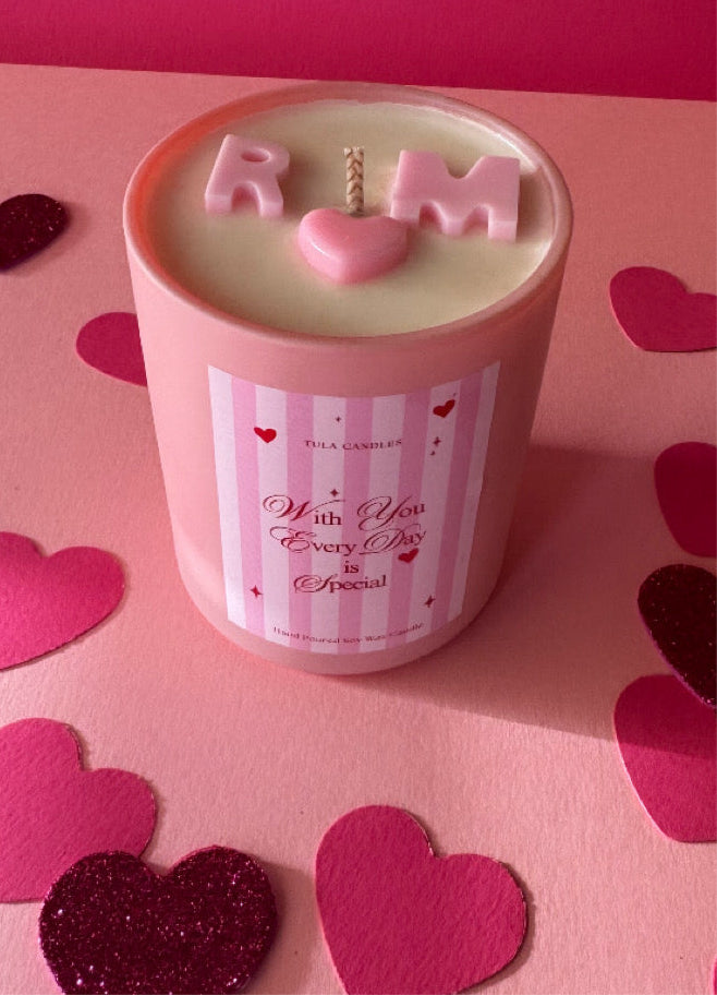 With You Everyday is Special Candle Jar